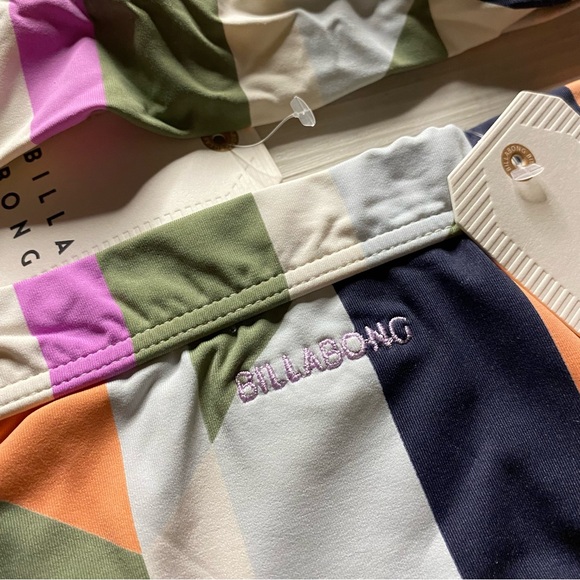 Billabong Slow Roller Abstract Plunge Bikini Top | Maui Rider Bottoms - Picture 11 of 15